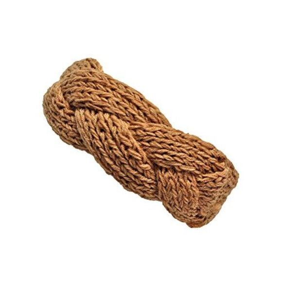 Soft Knit Braid Ear Covering Headband - Picture 4 of 6